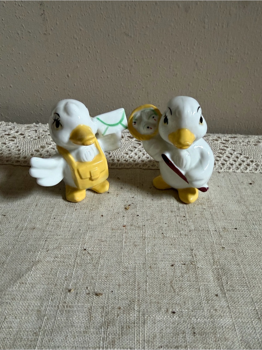 Vintage Nanco White Ceramic
Duck Buddies Figurines
Whimsical Set of 2